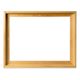 Ampersand Floaterframe - Front view of Bold Face, Maple Frame, 7/8" depth