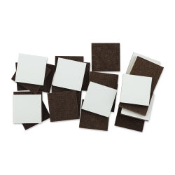 Ampersand Claybord Art Tiles - 1" W x 1" L x 1/8" D, Package of 24