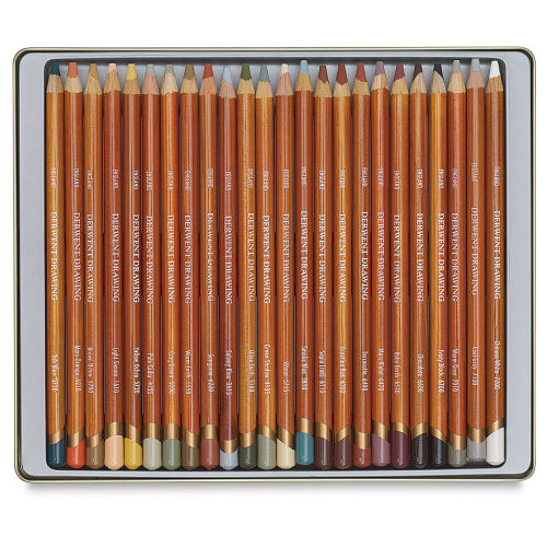 Derwent Coloursoft Pencil Tin 24/Pkg