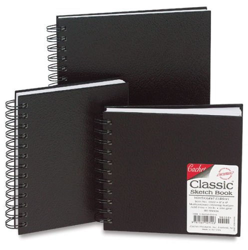 Blick Wirebound Sketchbook - 10 inch x 7 inch, Wire Bound, 80 Sheets