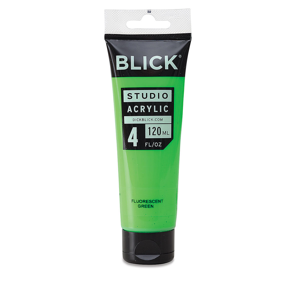 Blick Studio Acrylics – Fluorescent Green, 4 oz tube