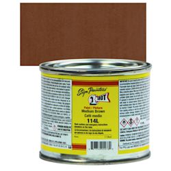 1-Shot Lettering Enamel - Medium Brown, 4oz | BLICK Art Materials