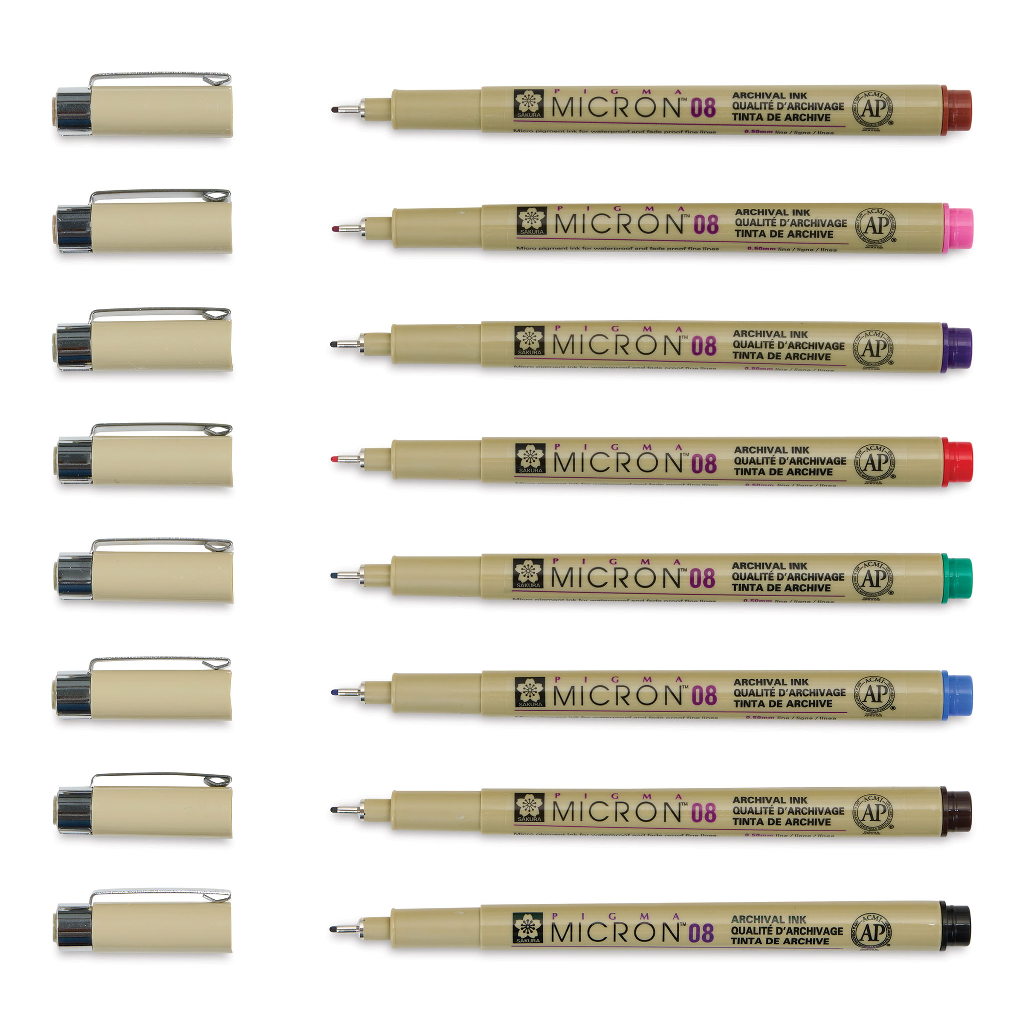 Pigma Micron Technical Pens - Colored Ink