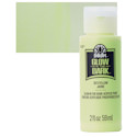 Plaid FolkArt Glow In The Dark Acrylic Paint - Yellow, 2 oz, Bottle