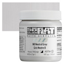 Golden SoFlat Matte Acrylic Paint - N8 Neutral Gray, 118 ml, Jar
