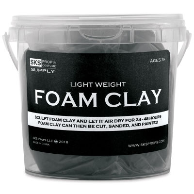SKS Props Lightweight Foam Clay - front of 300g tub shown