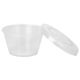 Cousin Cupettes Cups & Lids - Clear, 1.75 oz - with lid off