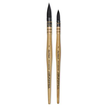 Open in modal - Da Vinci Petit Gris Pur Blue Squirrel Brush - 5427 Quill, Set of 2