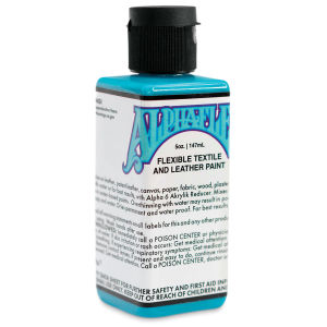 Alpha6 AlphaFlex Textile and Leather Paint - Turquoise, 147 ml, Bottle