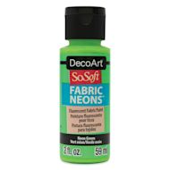 DecoArt SoSoft Fabric Neons Paint