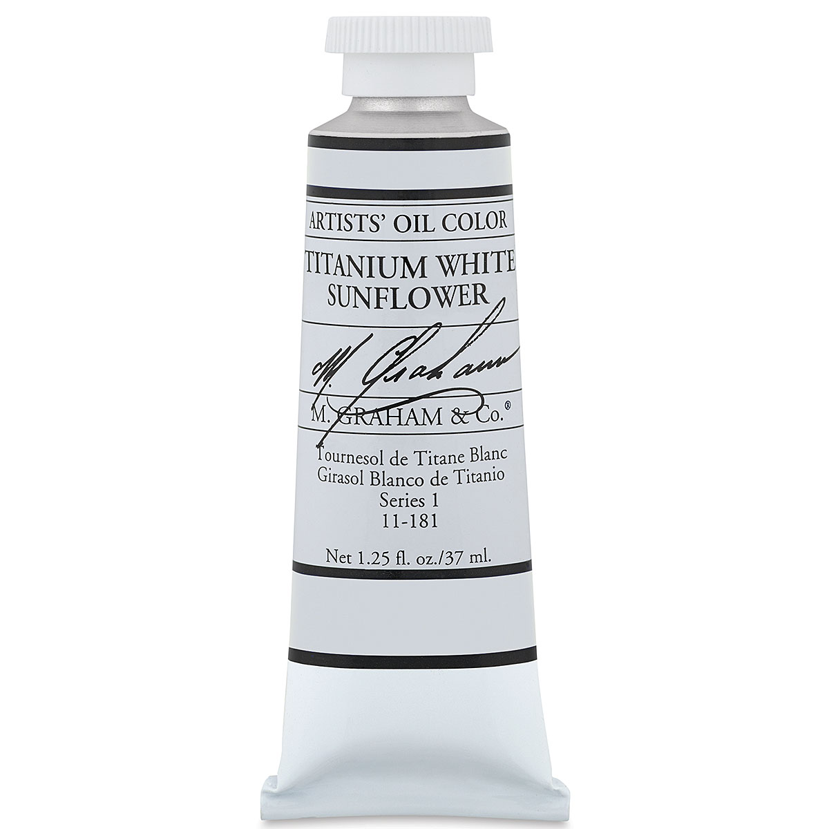 M. Graham Artists' Oil Color - Warm White (Unbleached Titanium