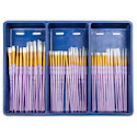 Royal Langnickel Scholastic Choice Class Pack - White Taklon Combo, Set of 72