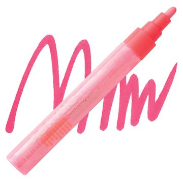 Open in modal - Montana Acrylic Marker - 2 mm Tip, Fire Red marker and swatch