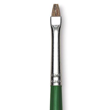 Open in modal - Blick Economy Sable Brush - Bright, Long Handle, Size 0 close up