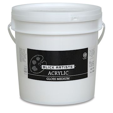 Open in modal - Blick Artists Acrylic Gloss Medium 1 gallon bucket