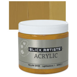 oxide yellow blick jar acrylic oz artists