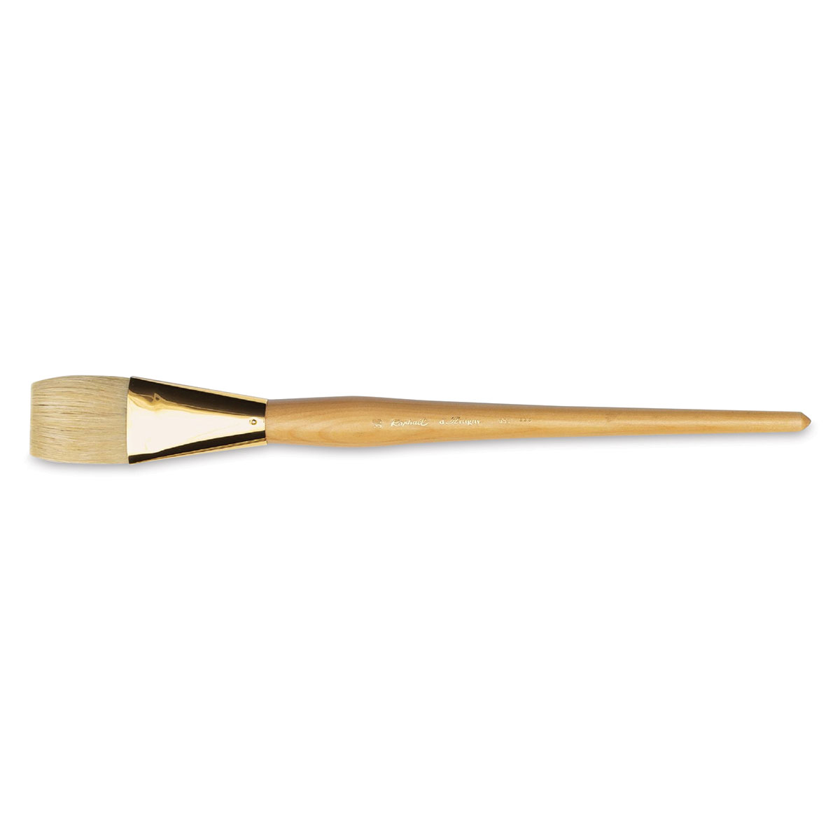 Raphaël D'Artigny Interlocked White Bristle Brush - Flat, Long Handle ...