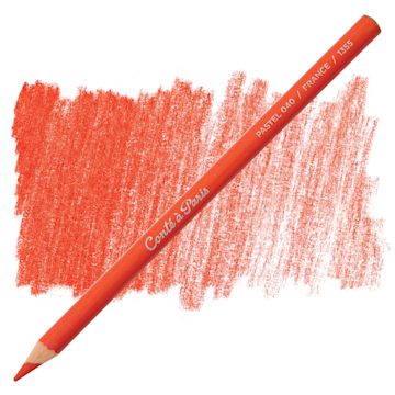 Open in modal - Conté à Paris Pastel Pencil - Red Lead pencil and swatch