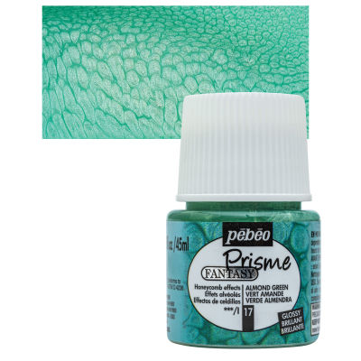 Pebeo Fantasy Prisme Paint - Almond Green, 45 ml bottle
