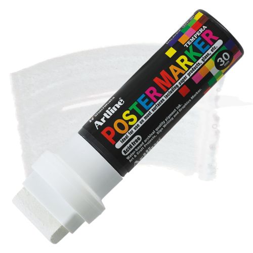 Artline Poster Markers - 30 mm Tip, White