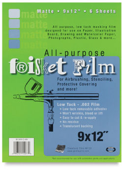 Frisket Film, Pkg of 6 Sheets