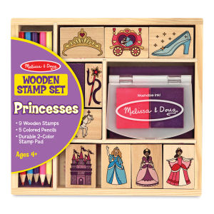 Melissa & Doug Stamp Set - Princess (In packaging)