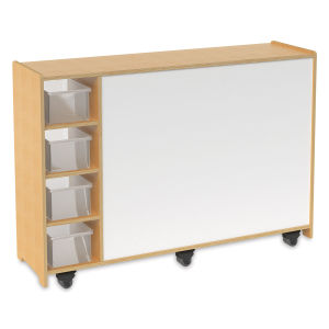 Whitney Brothers Magnetic Markerboard Mobile Storage Cabinet