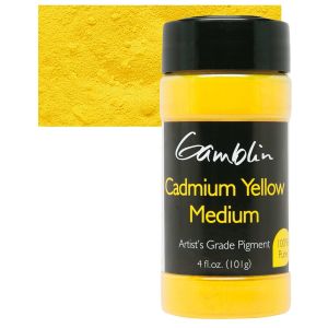 Gamblin Artist's Grade Pigment - Cadmium Yellow Medium, 4 oz bottle