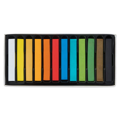 Sargent Art Square Chalk Pastels - Assorted Colors, Set of 12 | BLICK ...