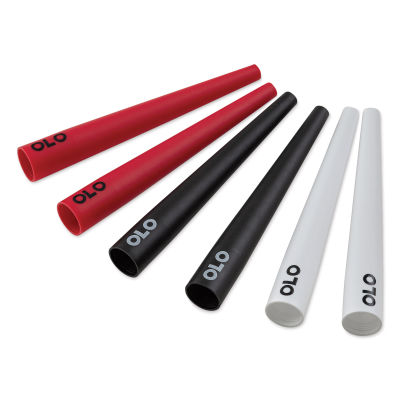 Olo Brush Handles sold as packs of two in a variety of colors.