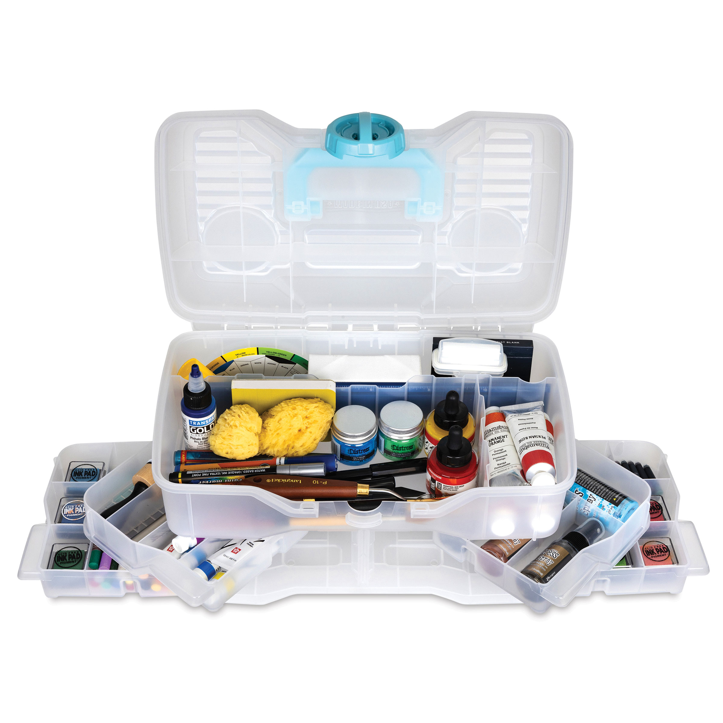 art bin tackle box Amazon.com: Byrixk Pink for Girls handled tools ArtBin 2-Tray Sketch Box (6892AG)