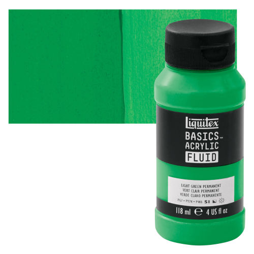 Liquitex Basics Acrylic Permanent Green Light 4oz