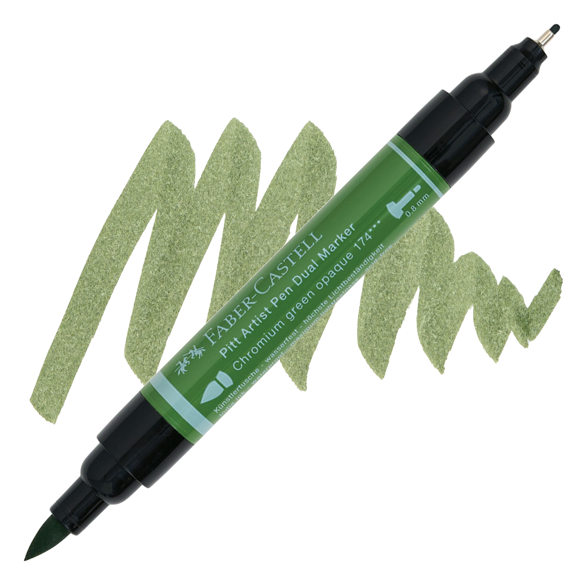 Faber Castell : Pitt Artists Brush Pen : Chro.Green Opaque