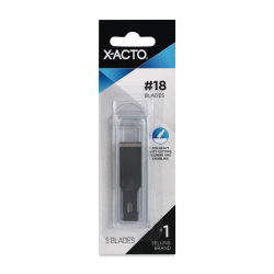 X-Acto #18 Blades - Pkg of 5 (front of package)