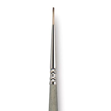 Open in modal - Escoda Tadami Synthetic Mongoose Brush - Round, Short Handle, Size 0 close up