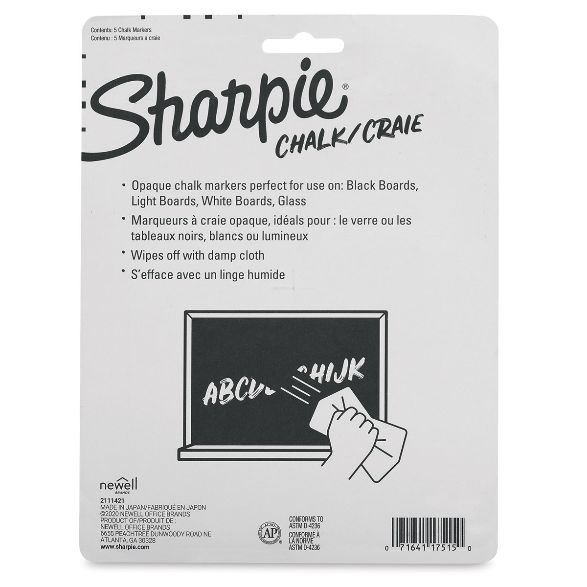 Sharpie Chalk Markers - White, Set of 2