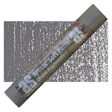 Open in modal - Art Spectrum Artists' Soft Pastel - Cool Gray 582N pastel and swatch
