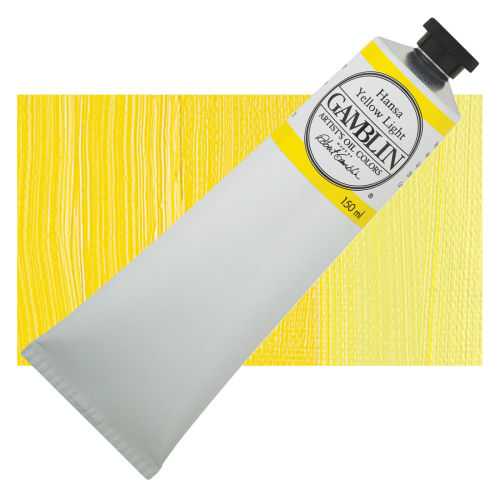 Gamblin Artist's Oil Color - Hansa Yellow Light, 150 ml tube