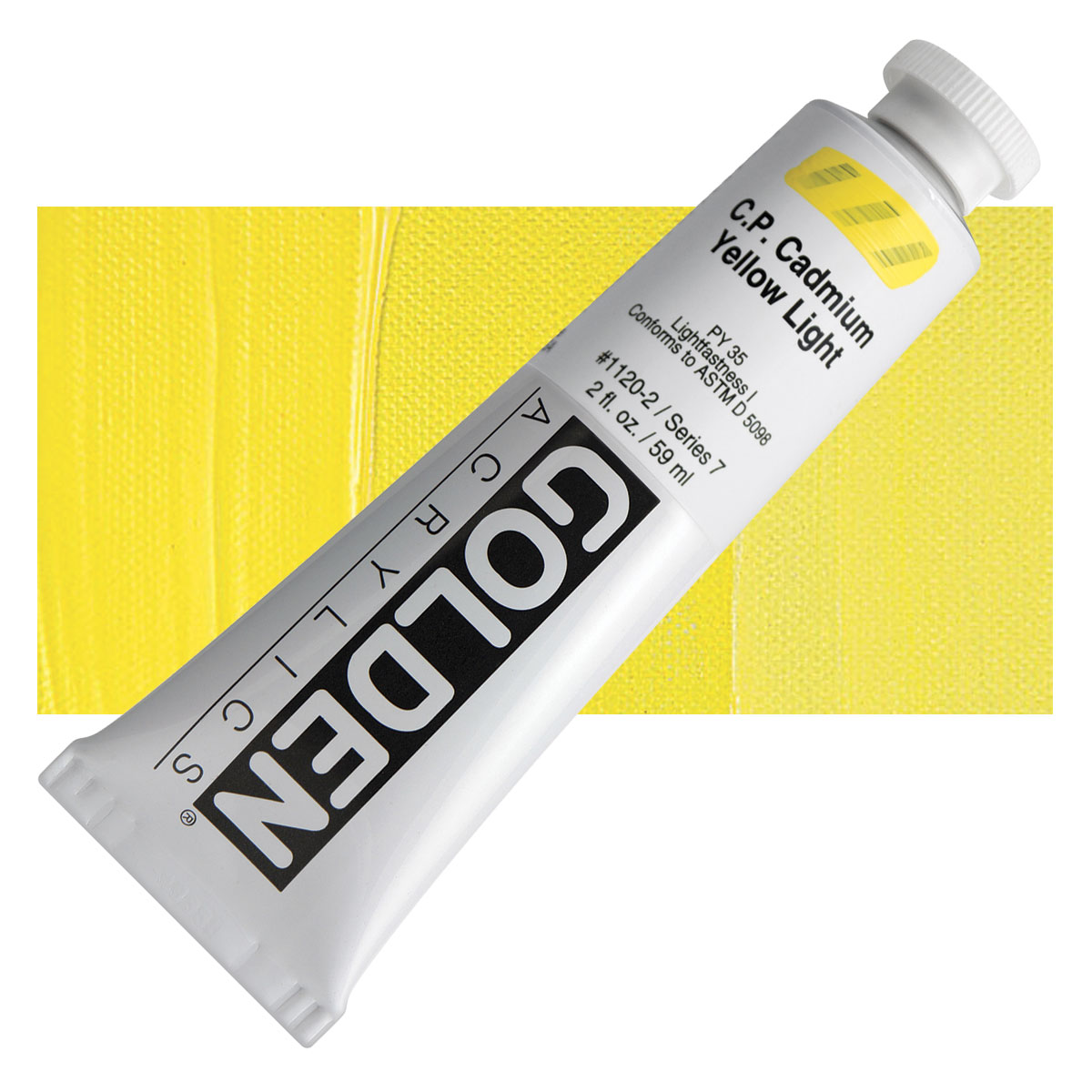 GOLDEN Open Acrylic Paints C.P. Cadmium Yellow Primrose 8 oz