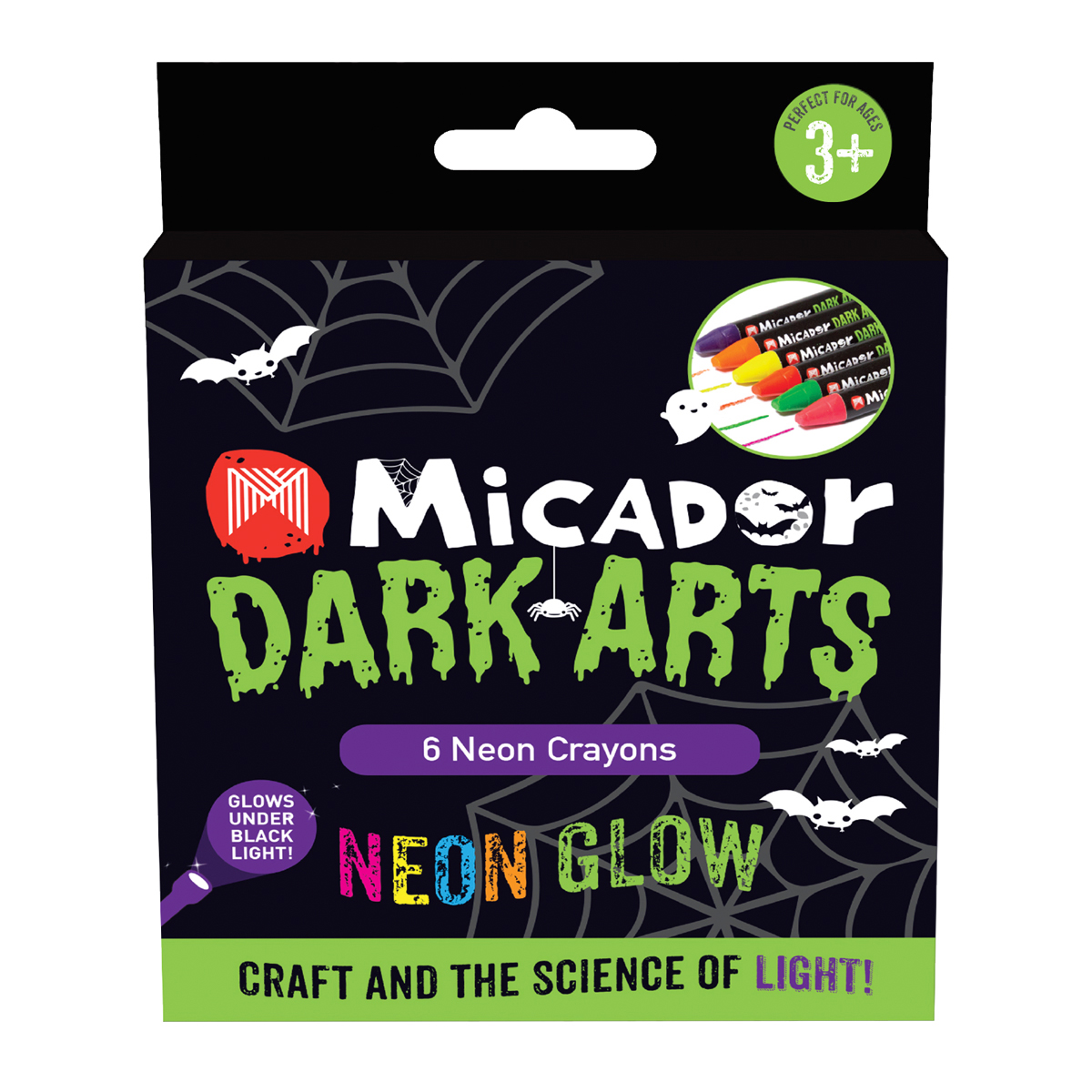 Neon Glow Crayons Pack 6-Crayon Set | BLICK Art Materials