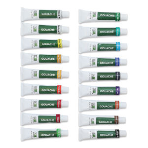 Art Advantage Gouache - Assorted Colors, Set of 18, 12 ml, Tubes (Out of packaging)