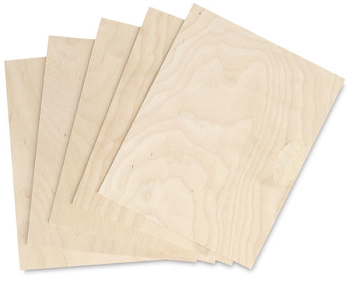 Birch Plywood Artist Art Palette for Mixing Paint thumb hole - 4mm thick
