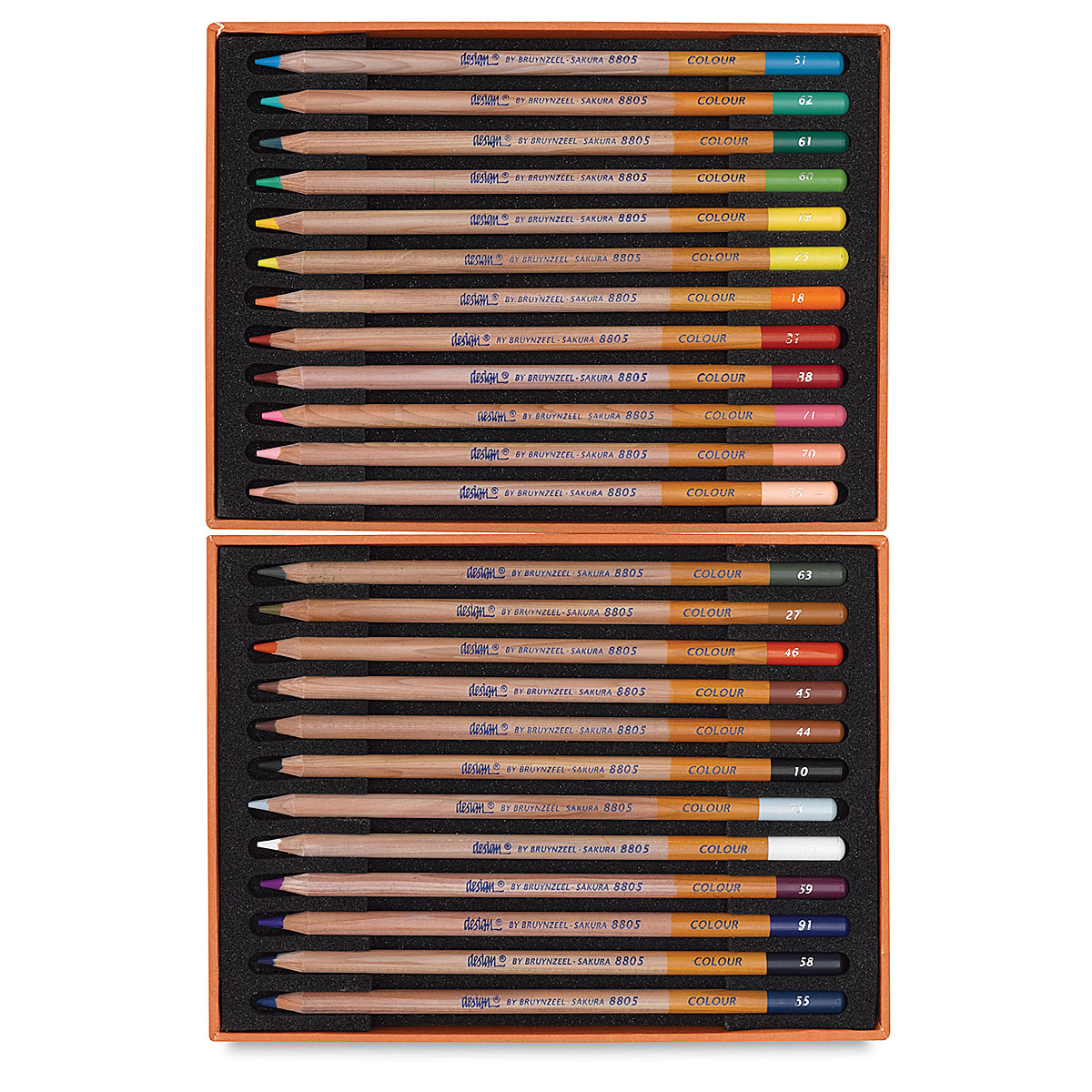 Bruynzeel Eurocolor Colored Pencil Crayons Woody Brand Box Set Made in  Holland