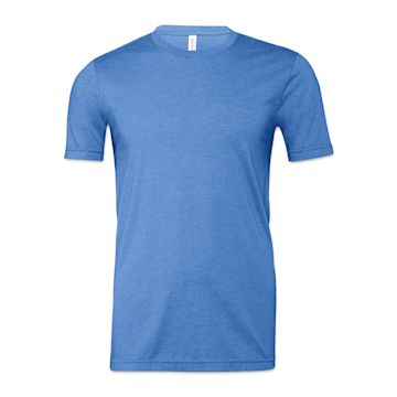 Open in modal - Bella Canvas Unisex T-shirt - Columbia Blue Heather, Small - front