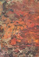 Black Ink Thai Marbled Momi Decorative Papers