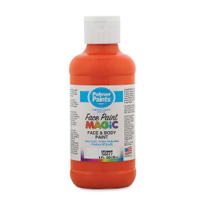 Palmer Face Paint - Orange, 8 oz bottle
