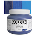 Golden Heavy Body Artist Acrylics - Phthalo Blue (Green Shade), 32 oz Jar