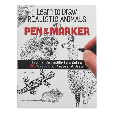 Learn to Draw Realistic Animals with Pen and Marker, Book Cover
