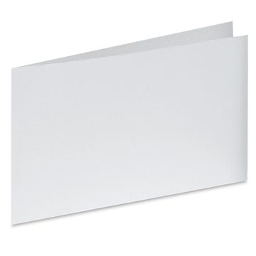 Open in modal - Arturo Horizontal Folded Card - 4-1/2" x 13-3/4", Soft White, Medium Greeting, Package of 100