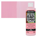 DecoArt Fluid Art Ready-To-Pour Acrylic - Pink, 8 oz Bottle